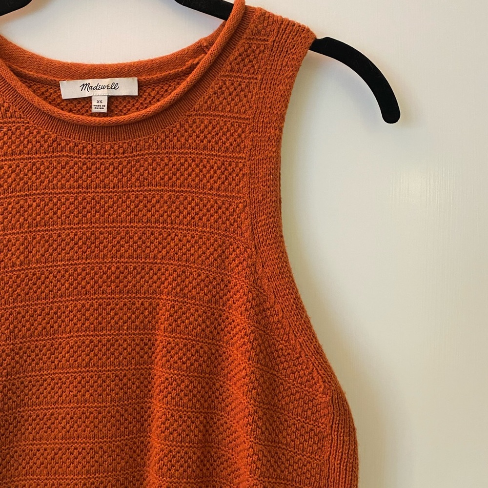 Madewell Noris Knit Sweater Tank sz. XS